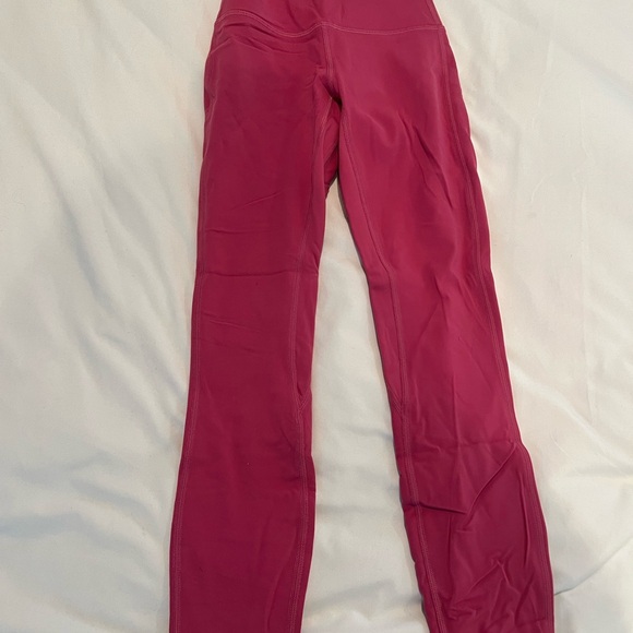 lululemon athletica Pants - Lululemon Athletica High Rise Align Leggings in Pink 23” Size 0